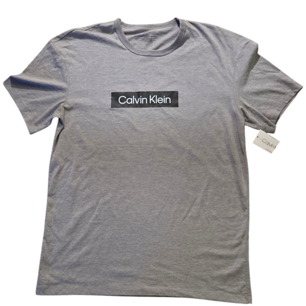 Calvin Klein Gray‎ Logo Sleepwear T Shirt NWT